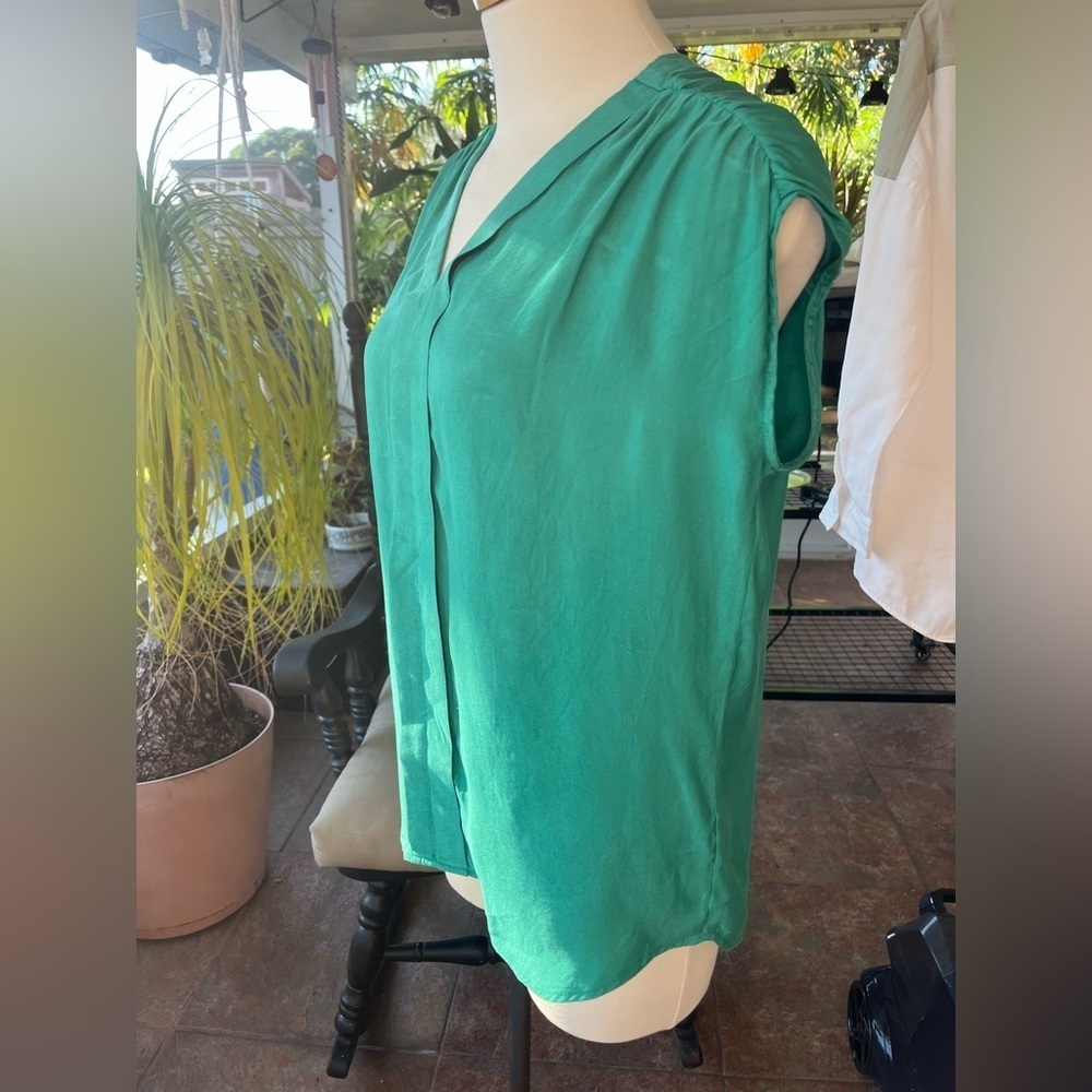 a.n.a Small Teal Blouse - Picture 2 of 10